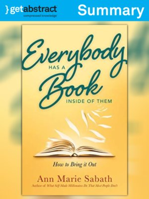 cover image of Everybody Has a Book Inside of Them (Summary)